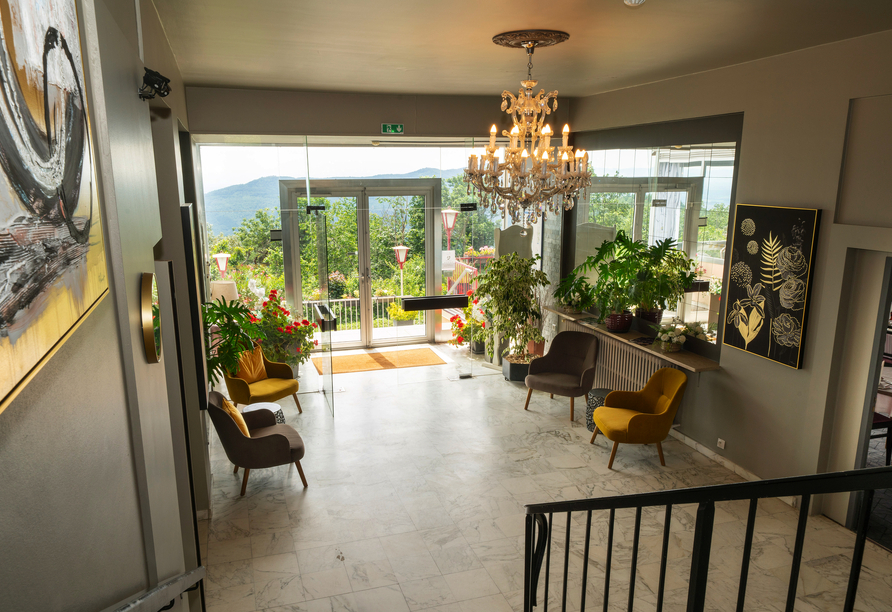Die Lobby im Hotel L'Alexain