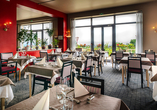 Im Restaurant werden Ihnen köstliche regionale und traditionelle Gerichte serviert.