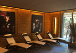 Entspannen Sie in den stilvollen Ruhezonen im Parkhotel Luise.