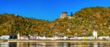 Majestätisch über dem Rhein – Burg Katz bei St. Goarshausen ist eine der berühmtesten Rheinburgen.