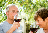 Bei der Weinprobe erleben Sie Genussmomente und finden Ihren liebsten edlen Tropfen.