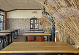 Lassen Sie sich kulinarisch im Restaurant verwöhnen.