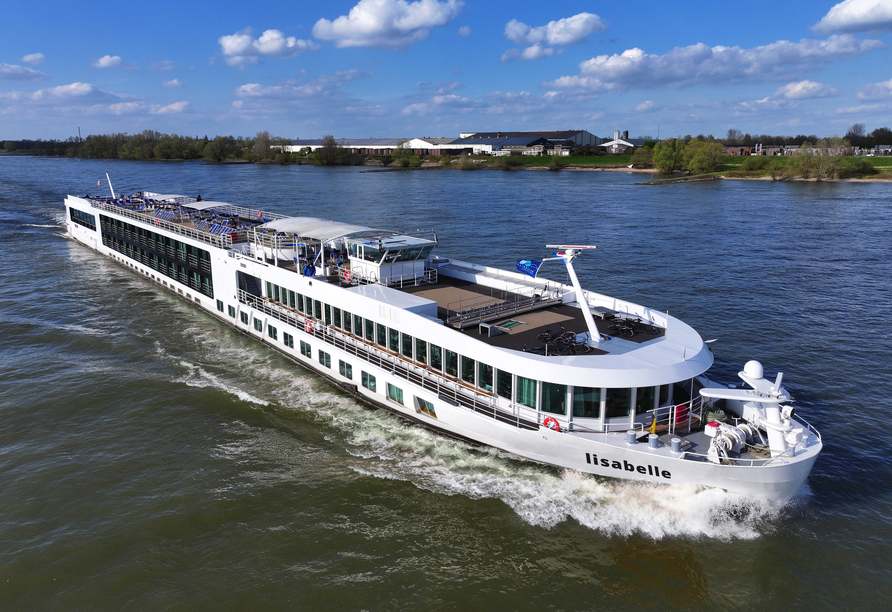 Außenansicht Ihres Flusskreuzfahrtschiffes Lisabelle