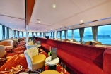 Die Panorama-Lounge bietet einen Rundumblick.