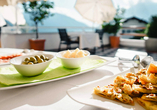 Das liebevolle Olivekonzept Ihres Hotels umfasst u. a. feinste Kulinarik rund um die Olive.