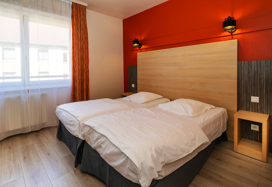 Beispiel eines Doppelzimmers Komfort im Hotel Majestic Alsace