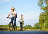 Entdecken Sie mit dem Fahrrad die wunderbare Region rund um Ihr Hotel.