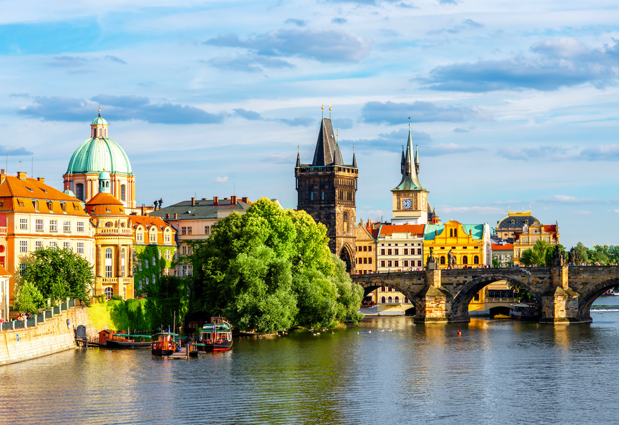 Genießen Sie abwechslungsreiche Urlaubstage in Prag.