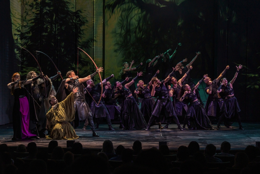 Dynamischer Moment aus dem Musical 