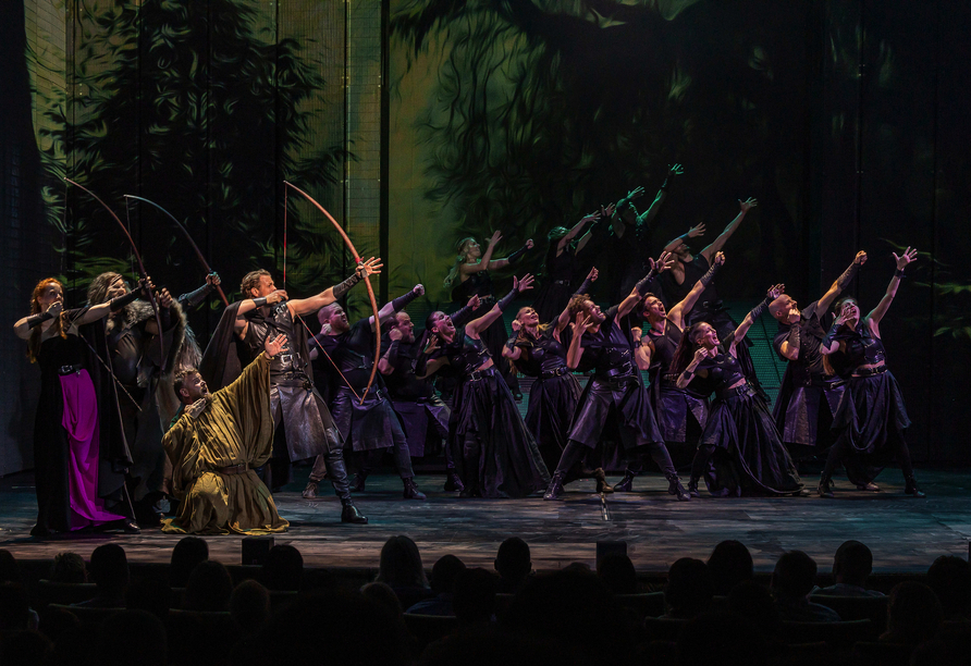 Dynamischer Moment aus dem Musical 