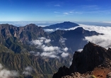 Über den Wolken: Der Nationalpark Caldera de Taburiente erschafft ein Panorama, das sprachlos macht.