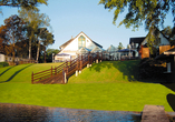 Außenansicht des Morada Hotels am Mellensee