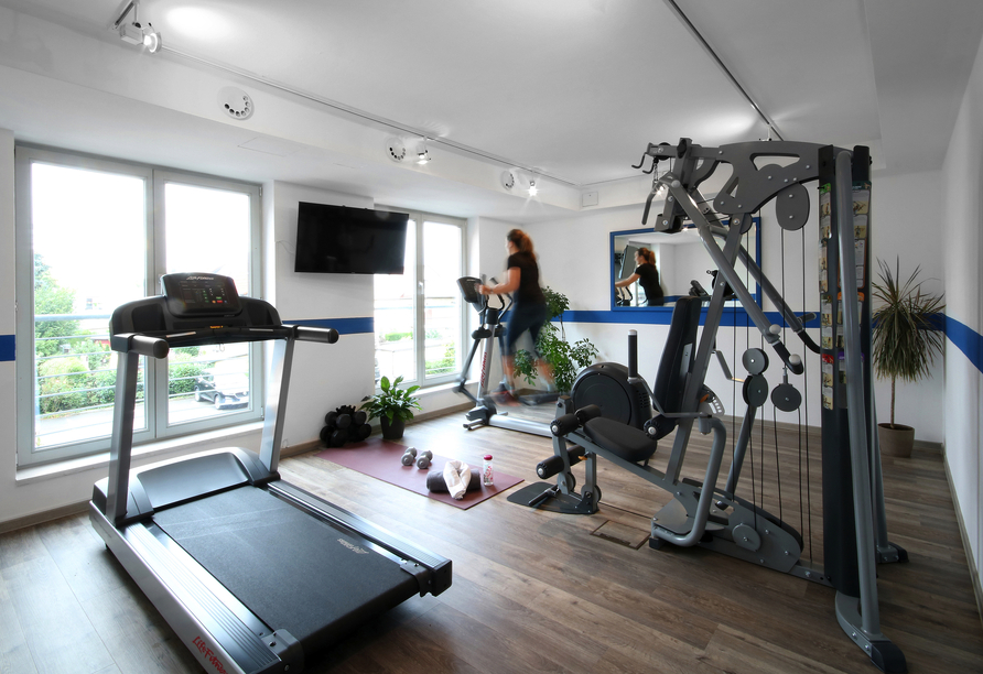 Fitnessraum im Best Western Hotel Halle-Merseburg