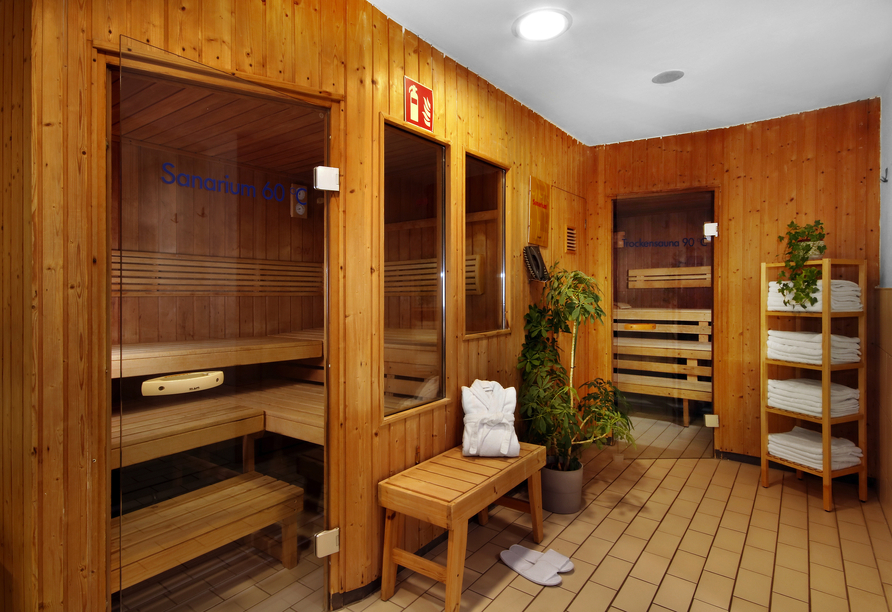 Saunabereich im Best Western Hotel Halle-Merseburg