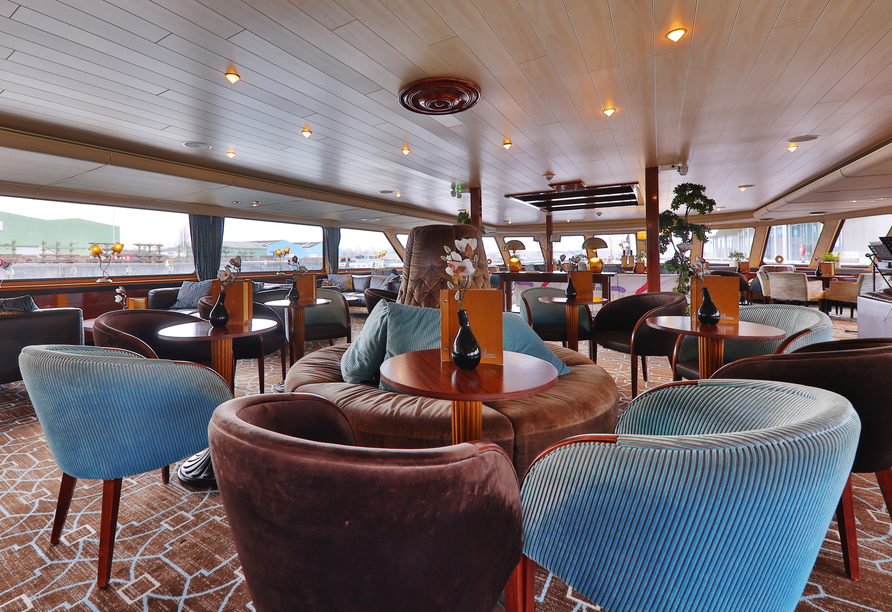 Die Lounge von VistaGracia lädt zum Verweilen ein.