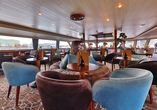 Die Lounge von VistaGracia lädt zum Verweilen ein.