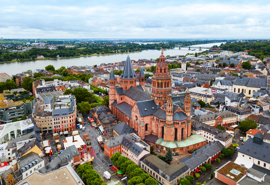 Für den ZDF-Fernsehgarten besuchen Sie Mainz, die wunderschöne Landeshauptstadt von Rheinland-Pfalz.