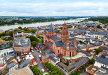 Für den ZDF-Fernsehgarten besuchen Sie Mainz, die wunderschöne Landeshauptstadt von Rheinland-Pfalz.