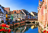 Romantisches Colmar: Wo Weingenuss und Fachwerkkunst aufeinandertreffen.