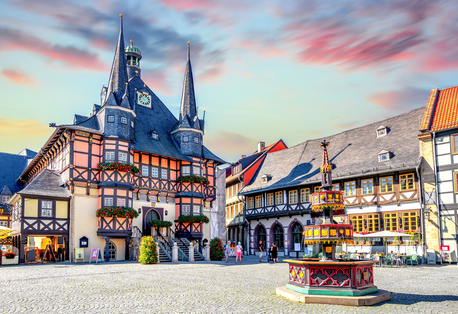 Die hübsche Altstadt von Wernigerode