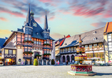 Die hübsche Altstadt von Wernigerode
