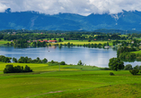 Der Riegsee bei Murnau – ein stiller Geheimtipp im Blauen Land mit atemberaubendem Alpenblick.