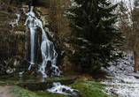 Wasserfälle, wie beispielsweise den Ilse-Wasserfall, finden Sie im Harz.