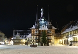 Die hübsche Altstadt von Wernigerode versprüht zur Weihnachtszeit eine ganz besondere Atmosphäre.