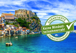 In der wunderschönen Hafenstadt Scilla unternehmen Sie einen Rundgang durch das Fischerviertel Chianalea.