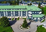 Außenansicht vom Hotel Kammweg