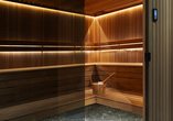 Lassen Sie in der Sauna die Seele baumeln.