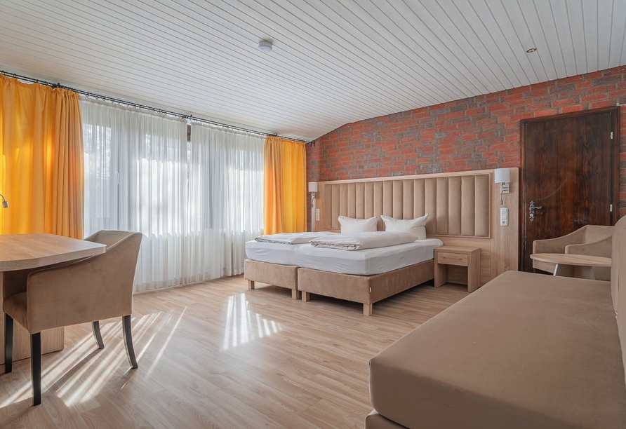 Beispiel eines Doppelzimmers im Hotel Zur Heidschnucke