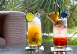 Erfrischende Cocktails sorgen für eine willkommene Abkühlung.