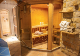 Die Sauna des AaRa Hotels Radeberg lädt zum Entspannen ein.