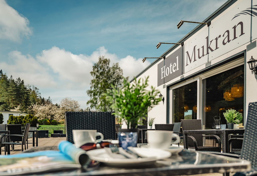 Außenbereich des Restaurants