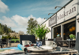 Außenbereich des Restaurants