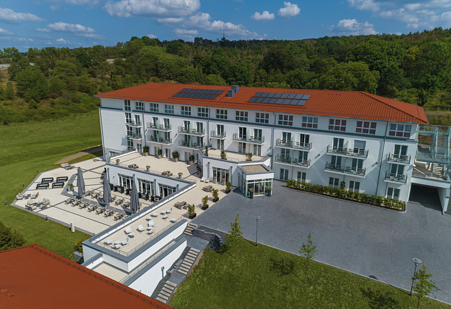 Außenansicht des Victor's Residenz-Hotels Teistungenburg