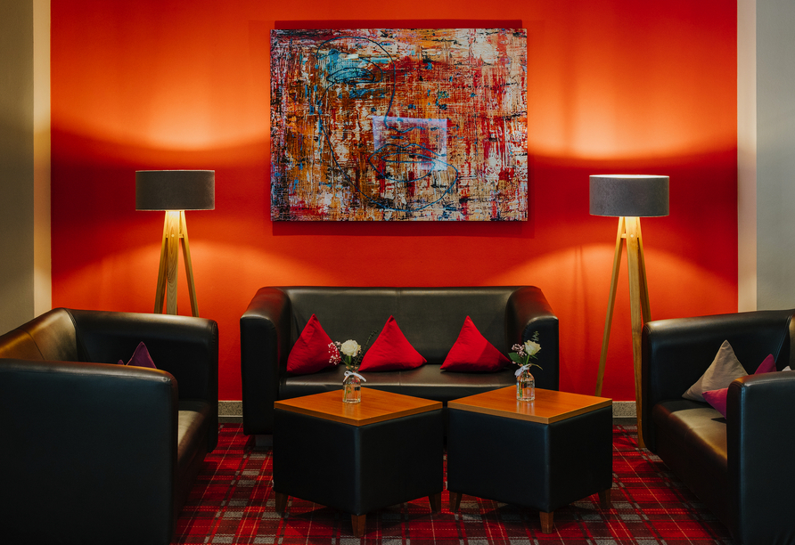 Die gemütliche Lobby des Best Western Plus Hotels Bautzen