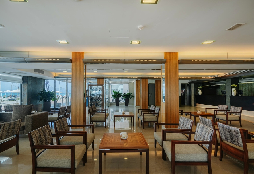 Das Hotel erwartet Sie in einem freundlichen und einladenden Ambiente.