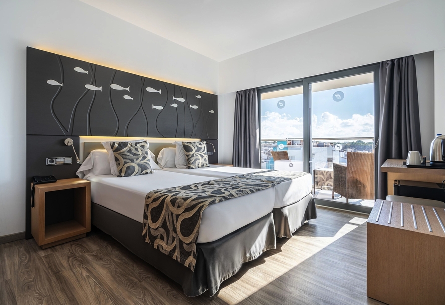 Beispiel für ein Doppelzimmer im Hotel THB Gran Bahía