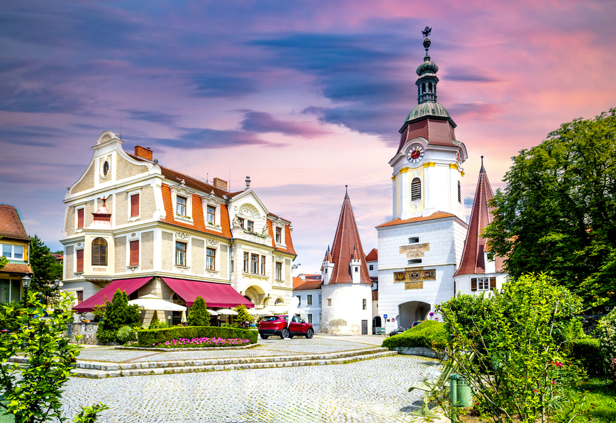 Das Tor zur Altstadt von Krems an der Donau