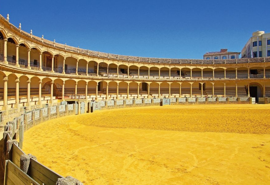 Der Plaza de Toros in Ronda gibt einen Einblick in die Tradition des Stierkampfs.