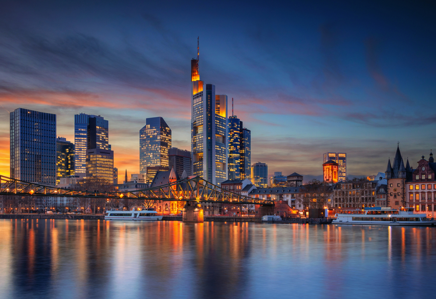 Auch Frankfurt am Main ist ein schönes Ausflugsziel.