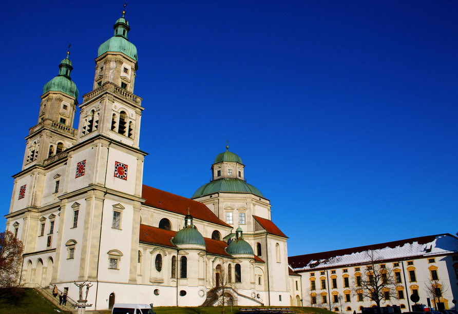 Besuchen Sie die Basilika St. Lorenz in Kempten.