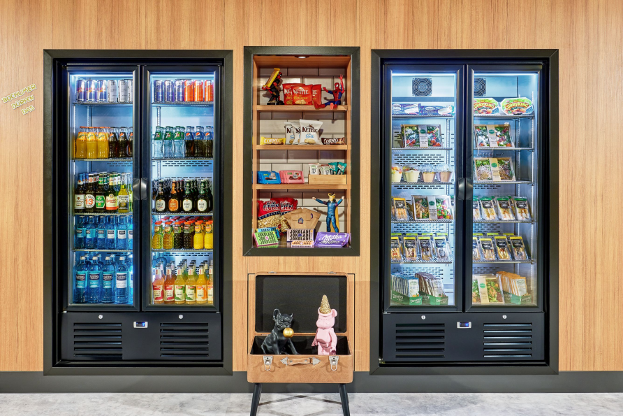 In der Lobby steht ein Snackautomat zur Verfügung.