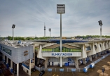 Das Hotel befindet sich in direkter Lage am Ruhrstadion.