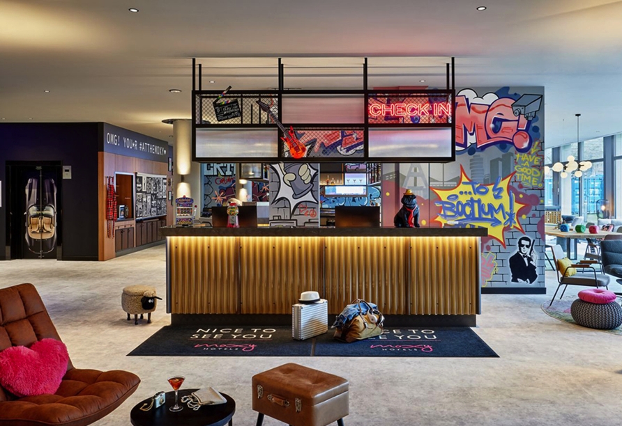 Herzlich willkommen im Hotel Moxy Bochum!