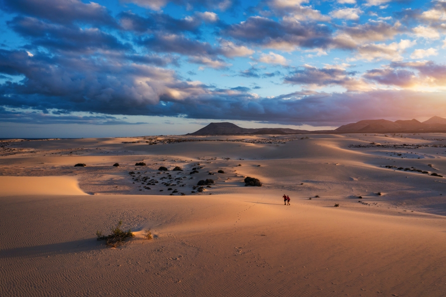 Freuen Sie sich auch auf einen Ausflug zu den beeindruckenden Sanddünen des Naturparks Corralejo.