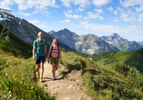 Freuen Sie sich auf ausgiebige Wanderungen in der Region.
