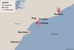 Reisezielkarte
